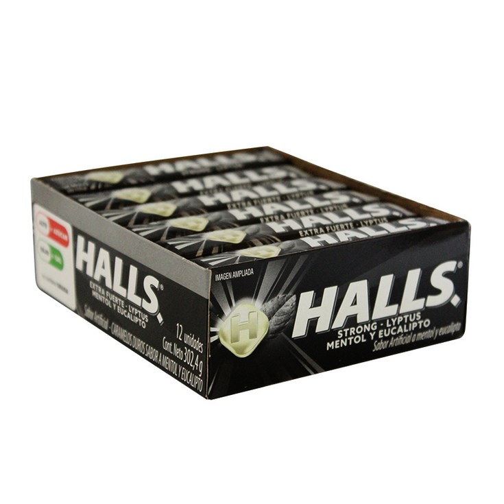 Caramelo Halls Sabor Strong Lyptus 302.4 Gr