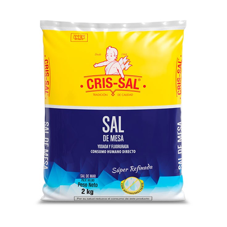 Sal Cris-Sal De Mesa 2 Kg