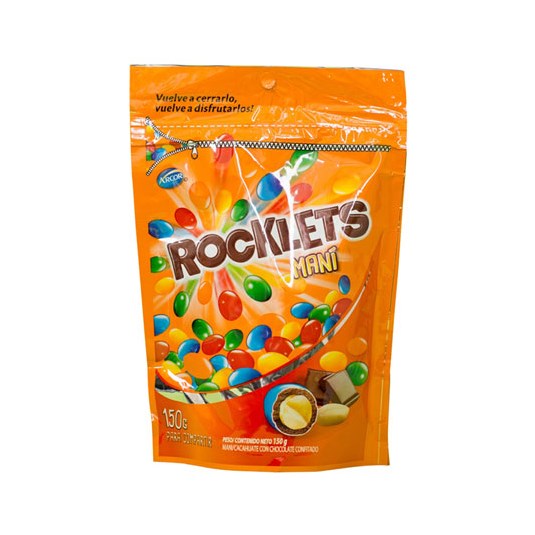 Maní Cobertura Chocolate Confitado Rocklets 1