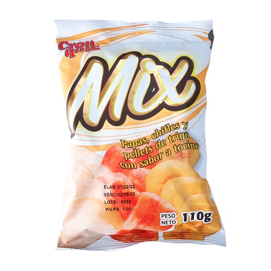 Mix Papas Chifles Pelletts De Trigo Cronquis