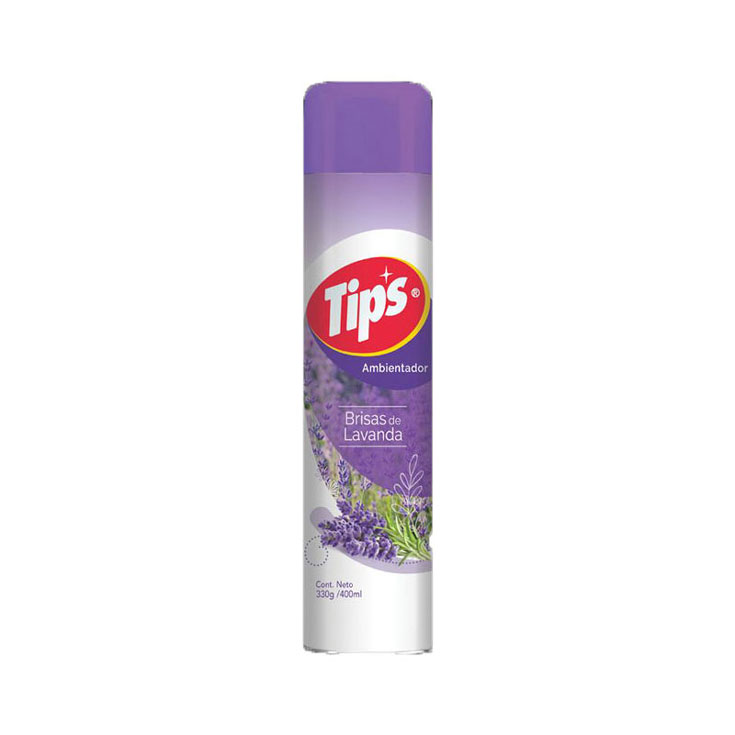 Ambiental Spray Brisa de Lavanda Tips 400 Ml