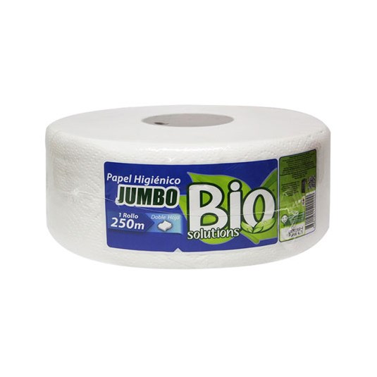 Papel Higiénico Jumbo Doble Hoja Biosolutions