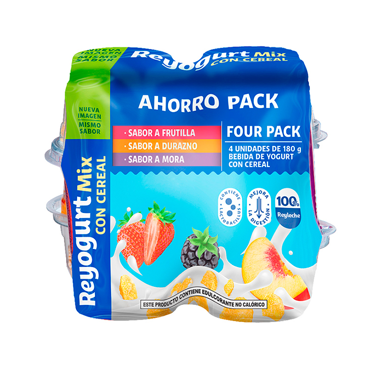 Reyogurt For Pack Yog Mix Surtido 180 Ml.