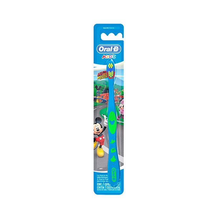 Cepillo Dental Oral B Suave Niños Mickey Y Minnie X