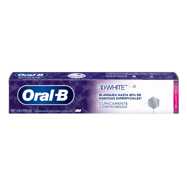 Oral-b crema dental 3d white 107 gr.