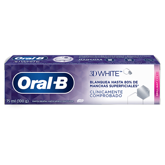 Pasta Dental Oralb 3D White 75 Ml