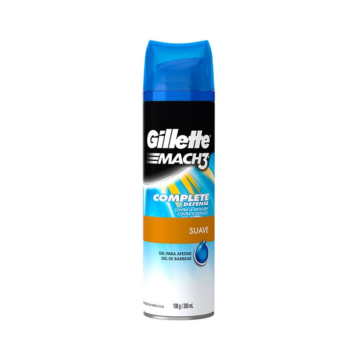 Gel Afeitar M3 Suave Gillette 198 Gr