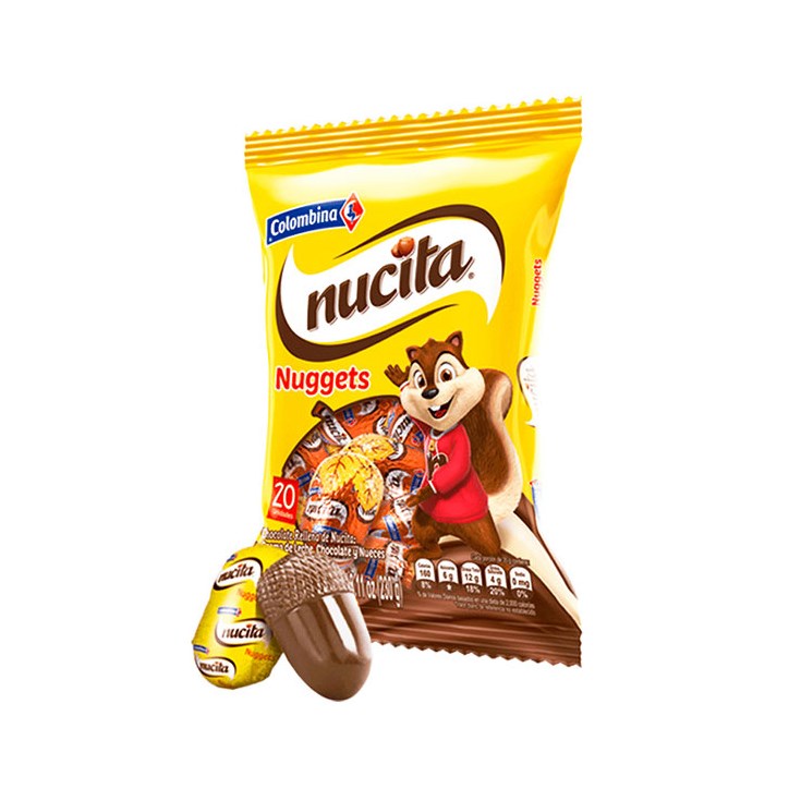 Nucita Nuggets Chocolate 132 Gr Nucita Nuggets Chocolate 132 Gr