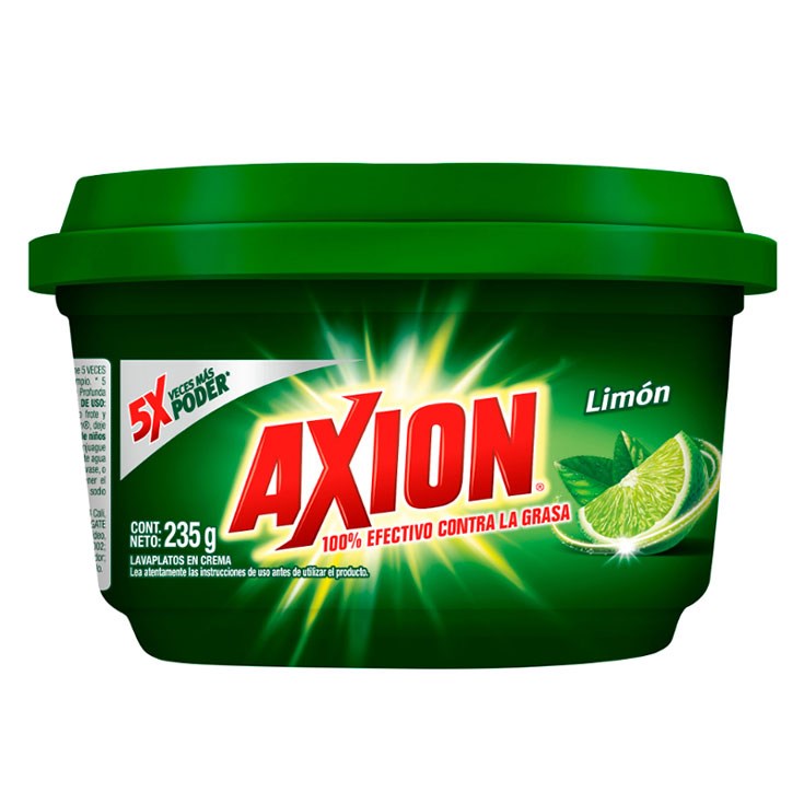 Lavavajilla Crema Limón Axión 235 Gr