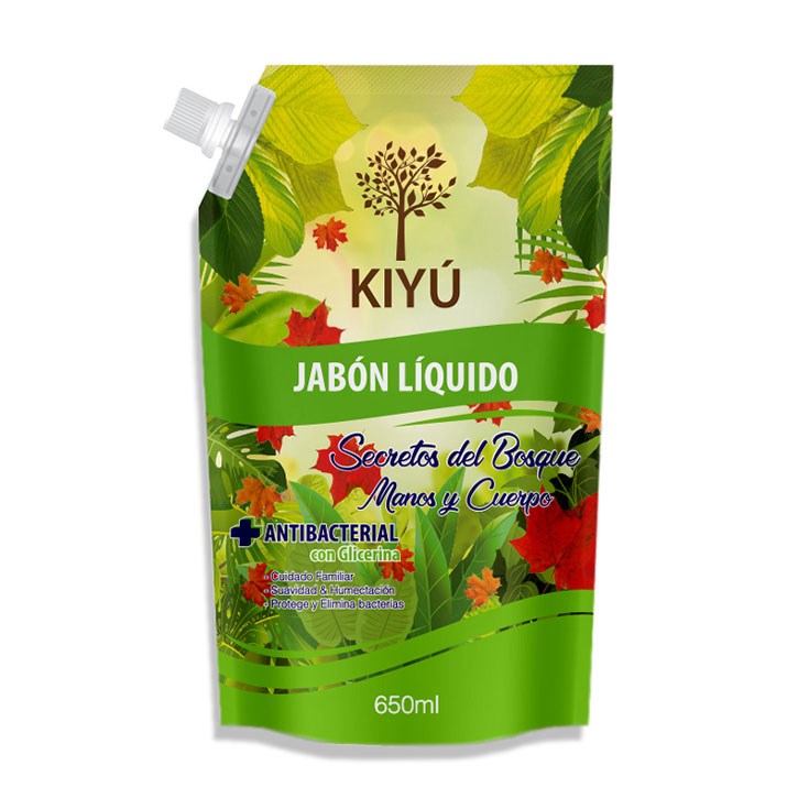 Jabón Líquido Antibacterial Secretos Del Kiyú