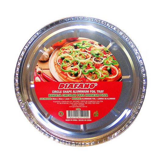 Molde Pizza Diáfano 30 Cm X 30 Cm