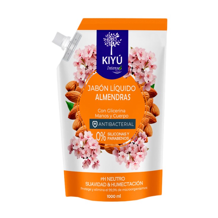 Jabón Líquido Almendra Kiyú Doy Pack 1 Lt