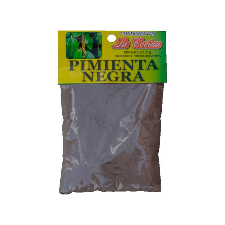 Pimienta Molida Negra Funda La Cocina 100 Gr