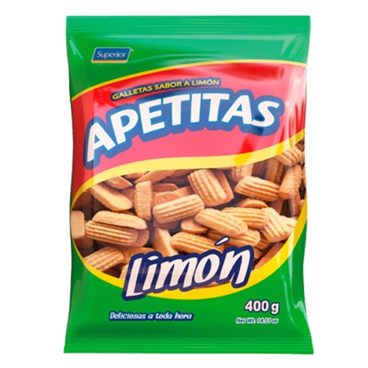 Galletas Limón Apetitas 400 Gr