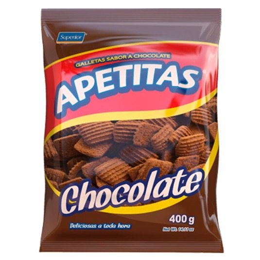 Galletas Chocolate Apetitas 400 Gr