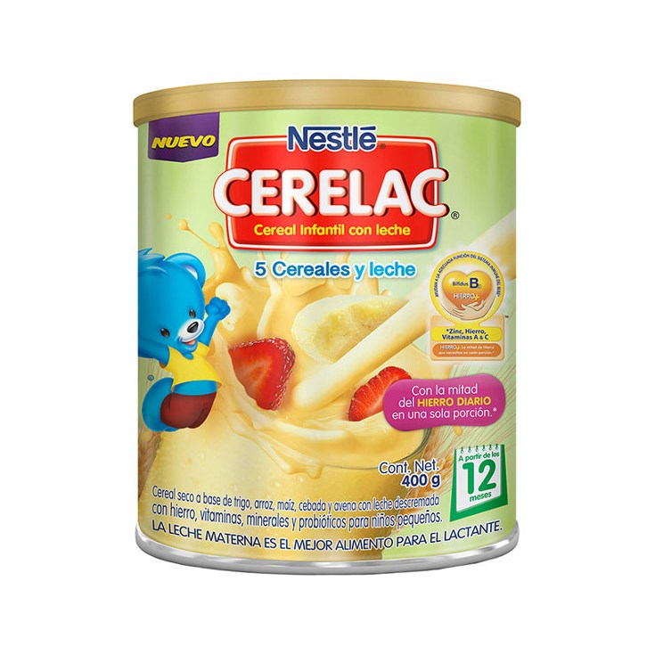 Suplemento Cerelac 5 Cereales 400 Gr