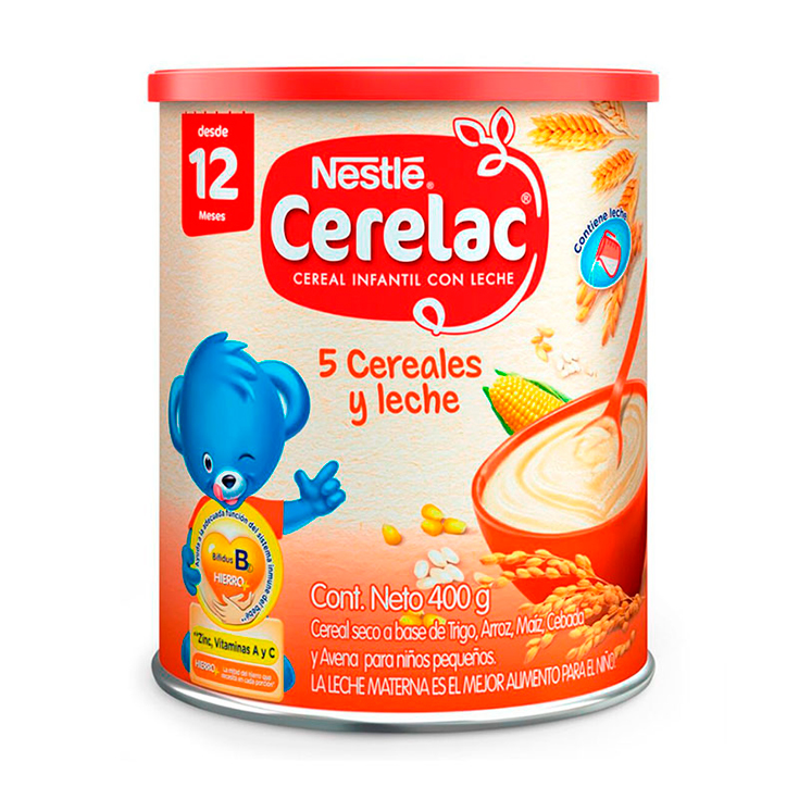 Suplemento Cerelac 5 Cereales 400 Gr