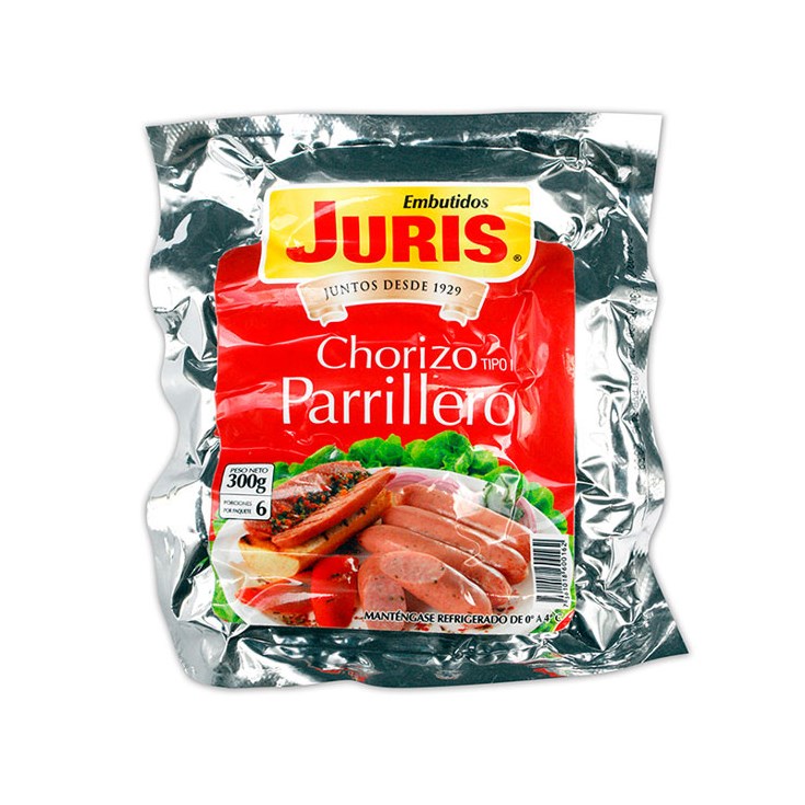 Chorizo Parrillero Tipo I Juris 300 Gr