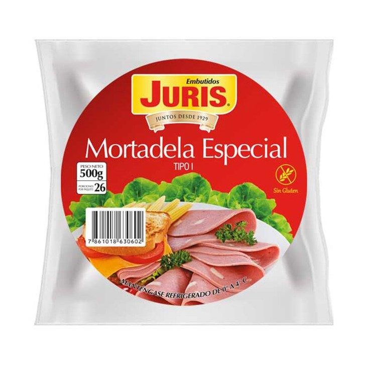 Mortadela Especial Tipo 1 Juris 500 gr.