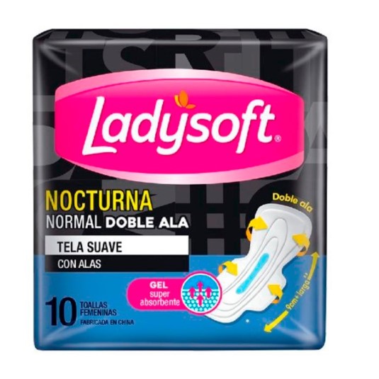 Toalla Femnina Nocturna Doble Ala Ladysoft