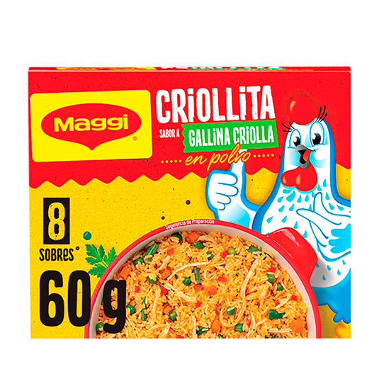 Doña Criollita Maggi X 8 Uni 60 Gr