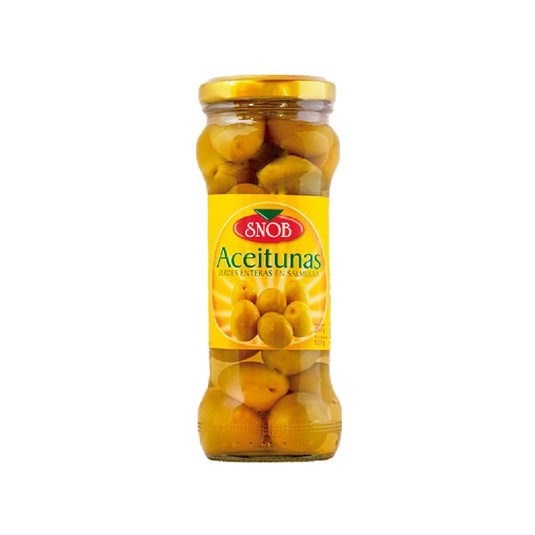 Aceituna Entera Snob 240 Gr