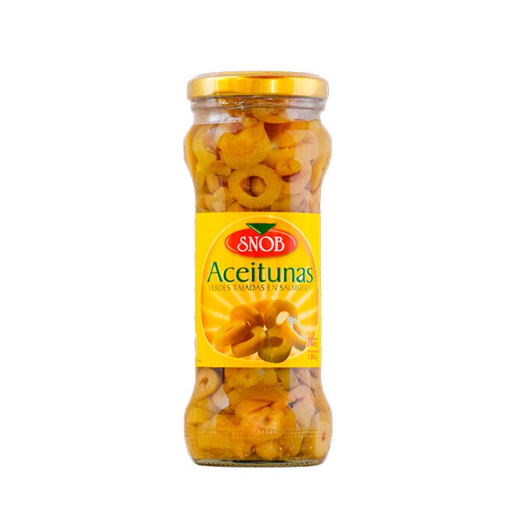 Aceituna Tajada Snob 240 Gr