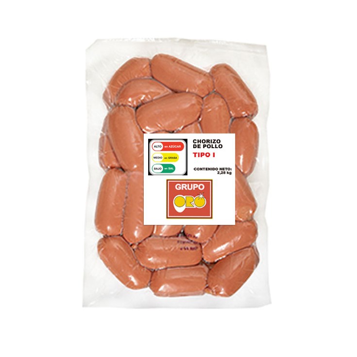 Chorizo De Pollo Oro 2 Kg 