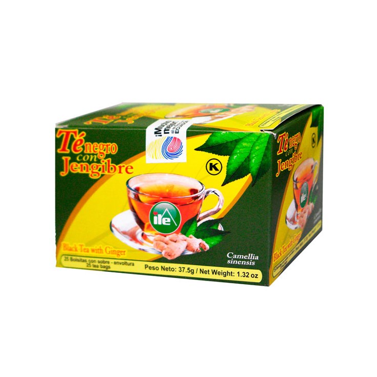 Té Negro Con Jengibre Ile X 25 Uni Té Negro Con Jengibre Ile X 25 Uni
