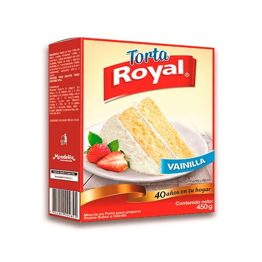 Torta Vainilla Funda Roya 450 Gr.