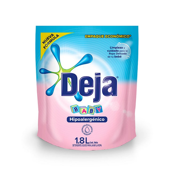Detergente Líquido Baby Doypack Deja 1,8 Lt