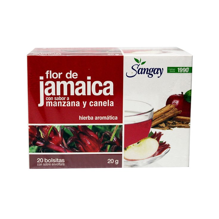 Té Flor De Jamaica Manzana Y Canela Sangay X
