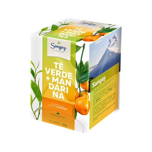 Té Verde De Mandarina Sangay X 20 Uni