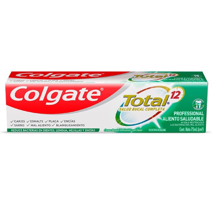 Crema Dental Colgate Total 12 Micro Partículas 75 Ml