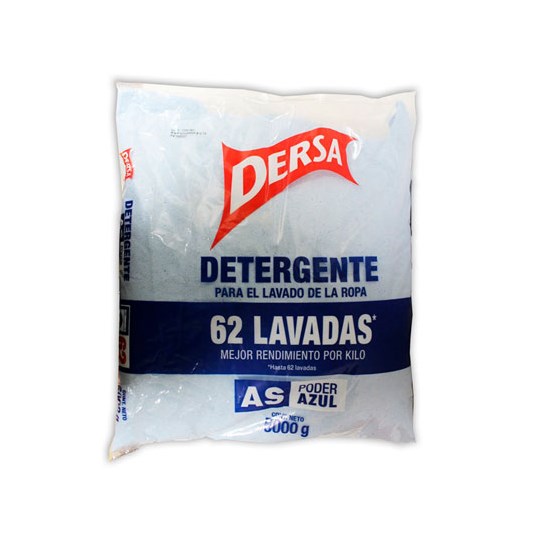 Detergente En Polvo Azul As 5 Kg