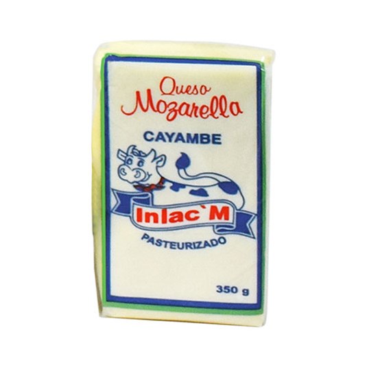 Queso Mozzarella Inlac´M 350 Gr.