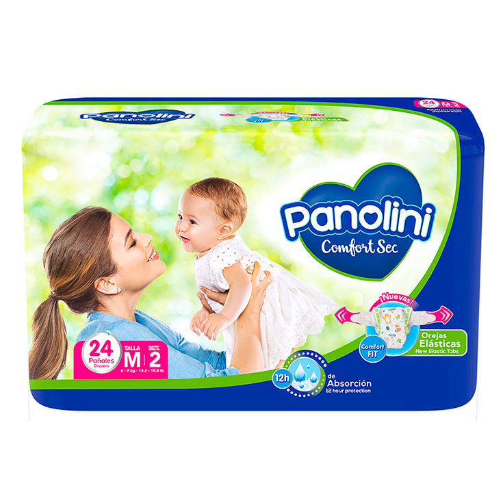 Pañal Panolini Comfort Sec M X 24 