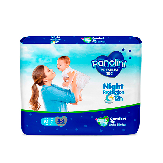 Panolini Pañal Premium Sec M X 48