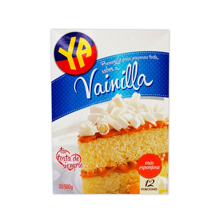 Premezcla Torta Vainilla Ya 500 Gr.