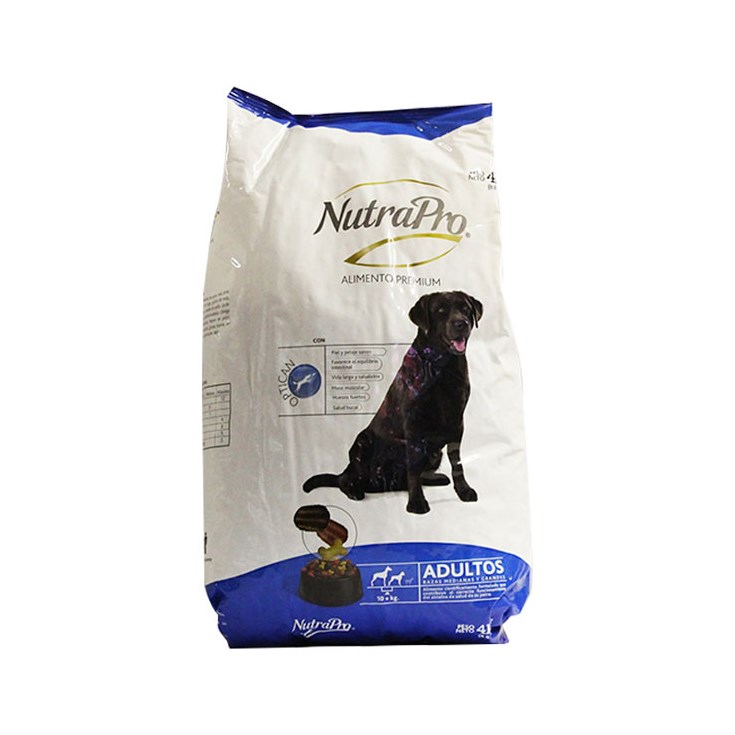 Comida Para Perro Adulto Raza Mediana Nutrapro