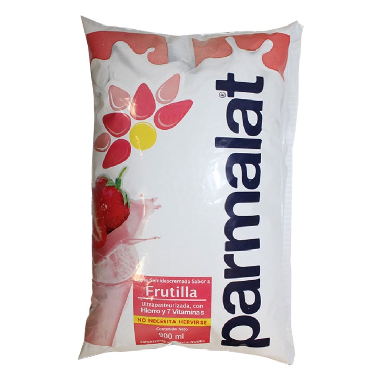 Leche Up Parmalat Sabor Frutilla 900 Ml.