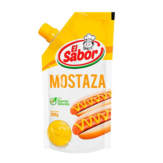 Mostaza El Sabor Doypack 200 Gr.