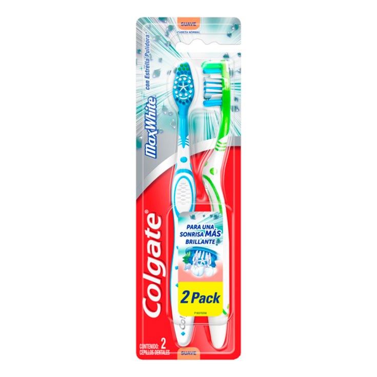 Pack 2X1 Cepillo Dental Colgate Max White Sua