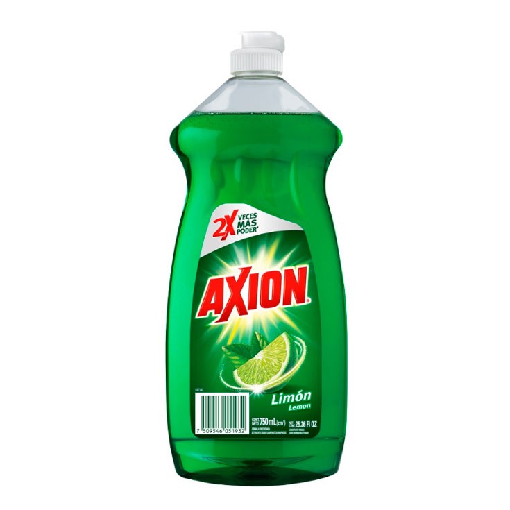 Lavavajilla Liquido Limon Axión 750 Ml