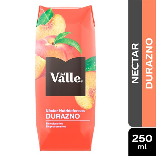 Nectar Del Valle Durazno 250 Ml.