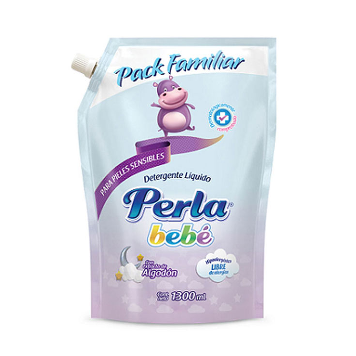 Detergente Líquido Doypack Ropa Bebé Perla 1