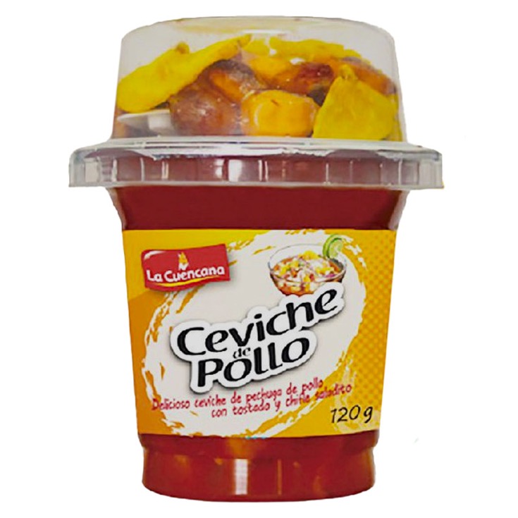 Ceviche De Pollo La Cuencana 120Gr