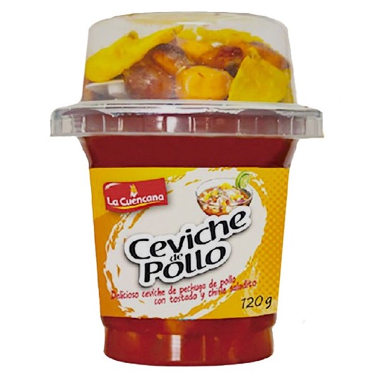 Ceviche De Pollo La Cuencana 120Gr