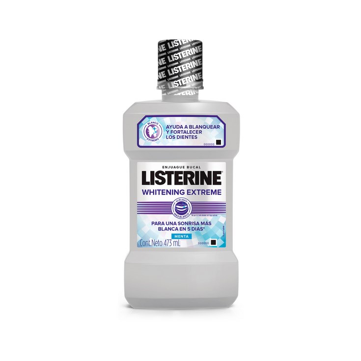 Enjuague Bucal Whiitening Extra Listerine 473