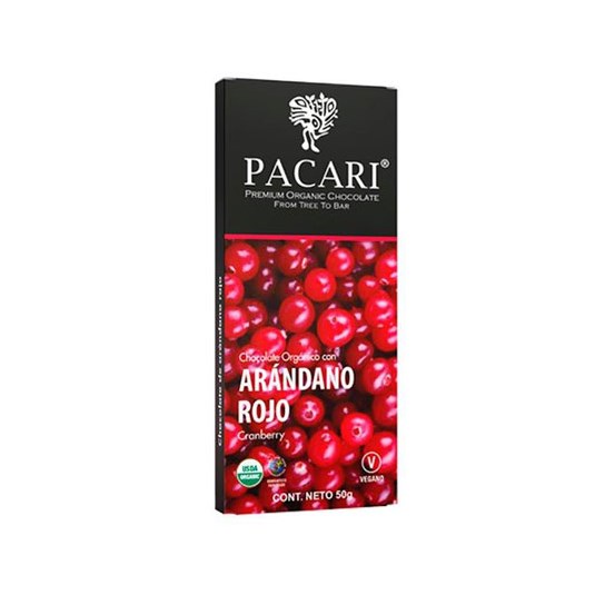 Chocolate Con Arándano Pacari 50 Gr.